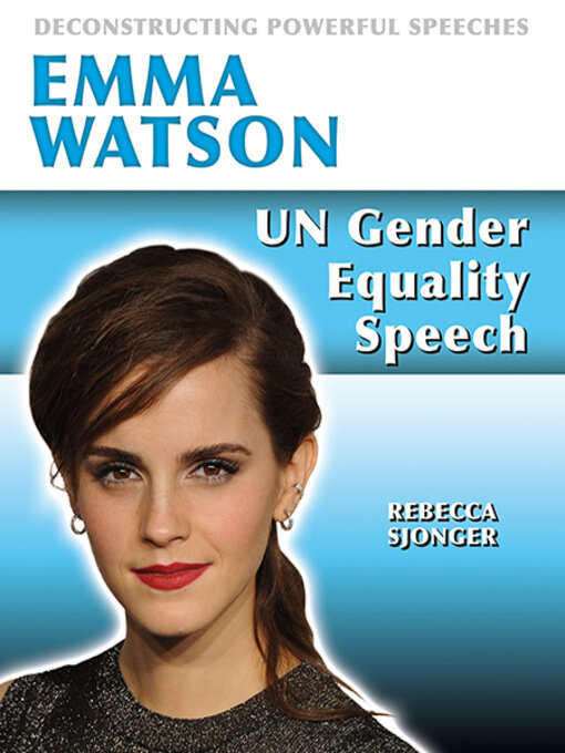 Title details for Emma Watson by Rebecca Sjonger - Available